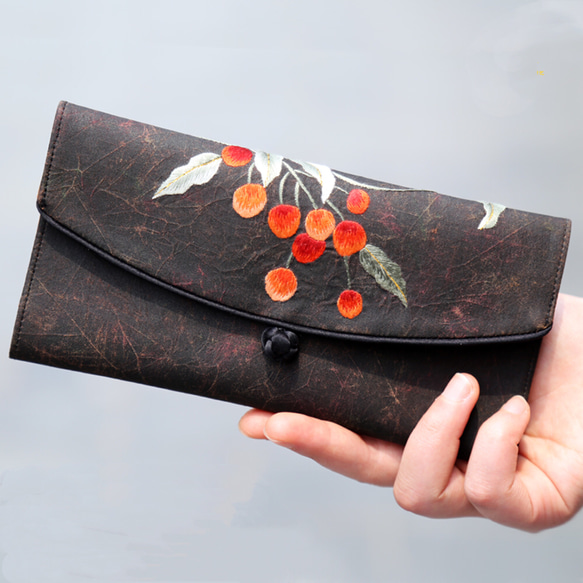 シルク財布 手縫い蜀刺繍香雲紗財布 刺繍財布 長財布 初心 通販