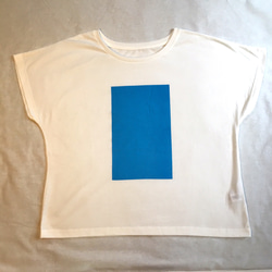 ▷送料無料 sale▷大きなしかくがかわいいオトナドルマンTシャツ 1枚目の画像