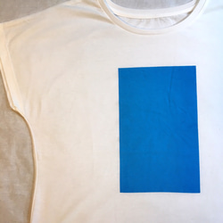 ▷送料無料 sale▷大きなしかくがかわいいオトナドルマンTシャツ 2枚目の画像