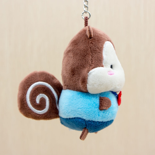 かわいいリスSqulyのぬいぐるみぬいぐるみキーチェーンG003SQT
