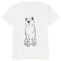 秋田犬  Tシャツ 1枚目の画像