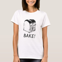 食パン イラスト Tシャツ 1枚目の画像