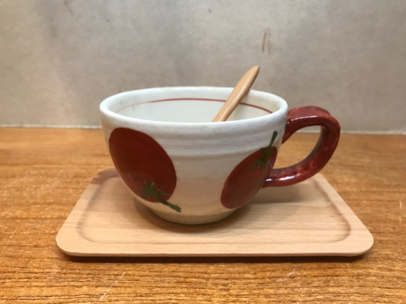 トマトのスープカップ soup cup (M) 4枚目の画像