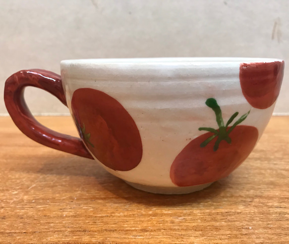 トマトのスープカップ soup cup (L) 1枚目の画像