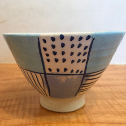 青ICHIMATU　茶碗(大） rise bowl (L) 1枚目の画像