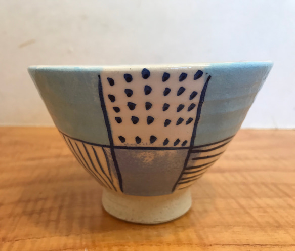 青ICHIMATU　茶碗(大） rise bowl (L) 1枚目の画像