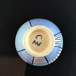 青ICHIMATU　茶碗(大） rise bowl (L) 3枚目の画像