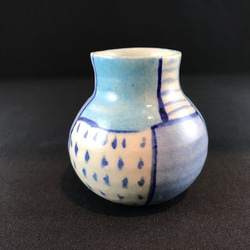 青　ICHIMATU　花器   flower vase 1枚目の画像