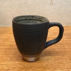 コーヒーカップ&ソーサー<黒マット> cafecup&souser  父の日 3枚目の画像