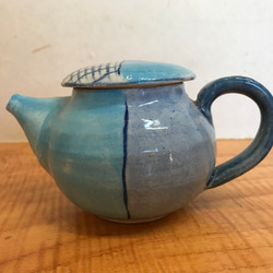 [受注生産] 青iichimatsu  ポット  <<1点もの>>   tea pot   <only one> 2枚目の画像