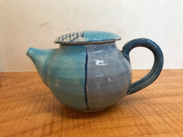 [受注生産] 青iichimatsu  ポット  <<1点もの>>   tea pot   <only one> 2枚目の画像