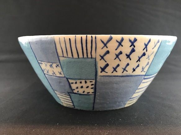 青ICHIMATU　大鉢   big bowl 3枚目の画像