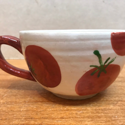 トマトのスープカップ soup cup (L)受注生産 1枚目の画像