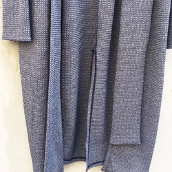 Japanesepaper Waffle Jersey Long Cardigan - Navy Size0 第7張的照片