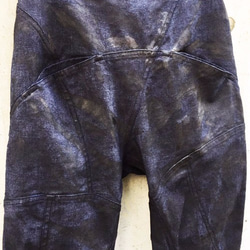 Black Coated Indigo Denim Pants Size3 第4張的照片