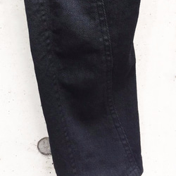 Black Thirty Pieces Irregular Cut Stretch Denim Pants Size2 第8張的照片