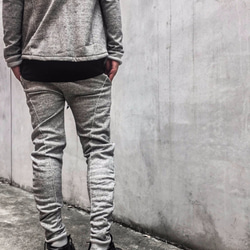 Acrylic Coated Track Pants - Gray Size2 第10張的照片