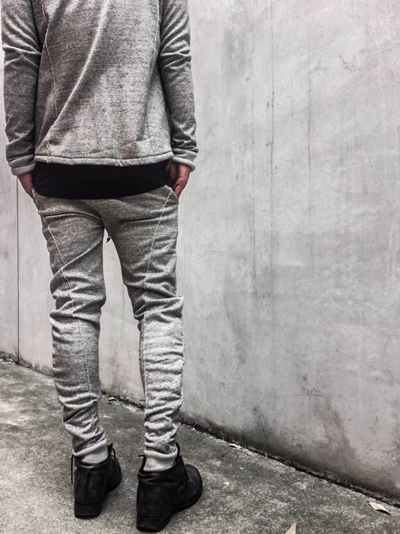 Acrylic Coated Track Pants - Gray Size2 第10張的照片