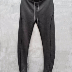 Acrylic Coated Track Pants - Black Size1 第1張的照片