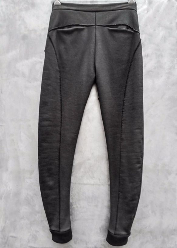 Acrylic Coated Track Pants - Black Size1 第2張的照片