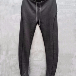 Acrylic Coated Track Pants - Black Size2 第2張的照片