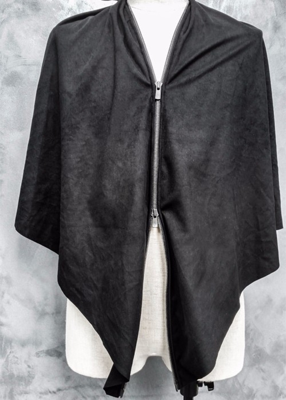 Stretch Micro Suede Zip Stole Size Free 第7張的照片