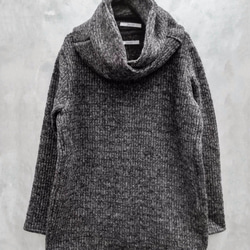 Snood Sliver Pullover Knit - Black Size0 第2張的照片