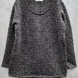 Snood Sliver Pullover Knit - Black Size0 第3張的照片