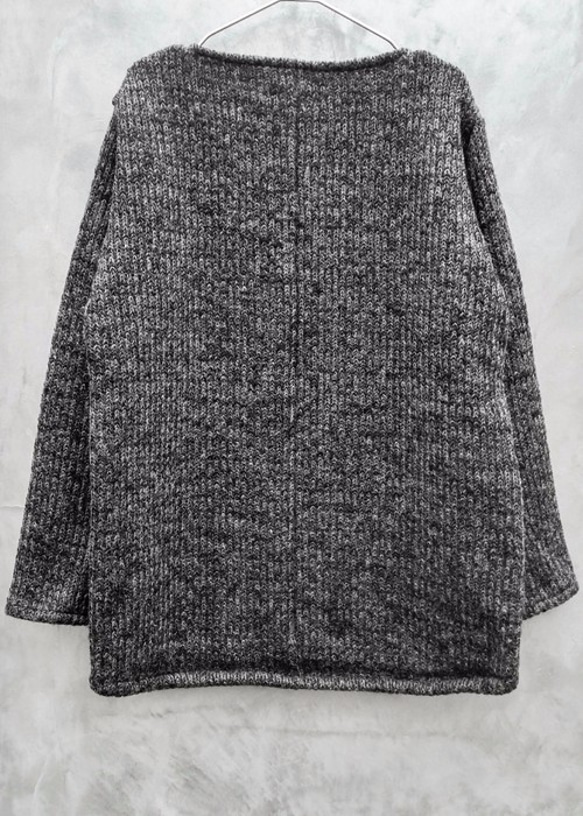 Snood Sliver Pullover Knit - Black Size0 第5張的照片