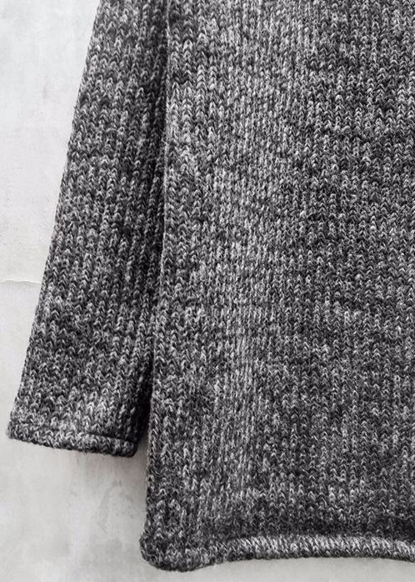 Snood Sliver Pullover Knit - Black Size0 第9張的照片