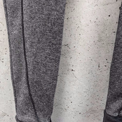 Irregular Cut Drop Crotch Slim Tweed Mouton Pants Size2 第9張的照片
