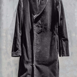 Corduroy Zip Chester Coat - Black Size2 第4張的照片