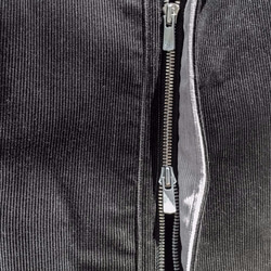 Corduroy Zip Bi-Color Chester Coat - Black×Gray Size2 第5張的照片