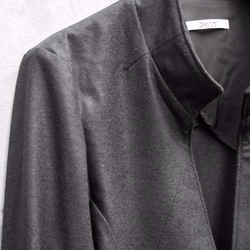 Balancircular Wool One Button Jacket - Black×Black Size0 第7張的照片