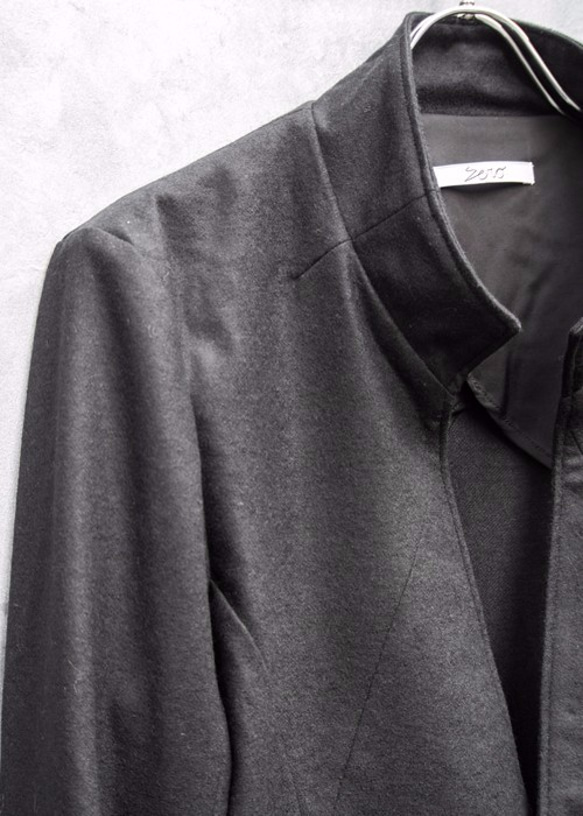 Balancircular Wool One Button Jacket - Black×Black Size0 第7張的照片