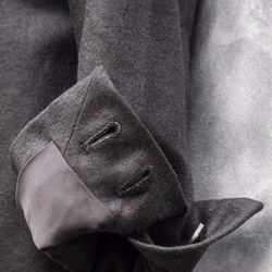 Balancircular Wool One Button Jacket - Black×Black Size0 第10張的照片