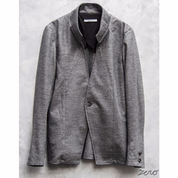 Balancircular Wool One Button Jacket - Gray Size2 第1張的照片