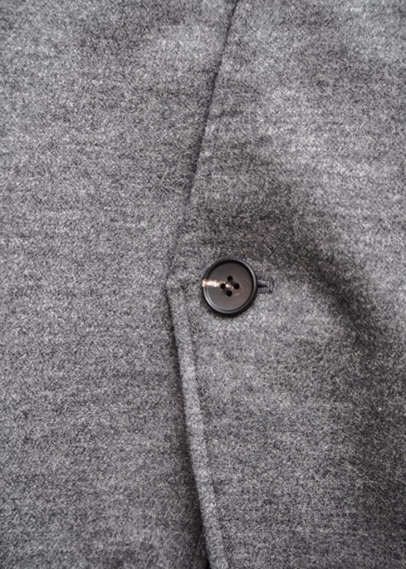 Balancircular Wool One Button Jacket - Gray Size2 第4張的照片