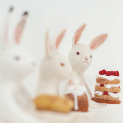 【フェルト作品集】FELT FULLING LAB ヒツジフエルト縮絨室 5枚目の画像