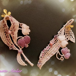 Nanette Atelier 手作飾品 :鈴蘭耳環(兩種帶法) 第1張的照片