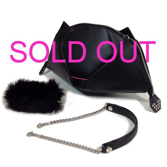 SOLD OUT ☆　CAT FACE BAG 1枚目の画像