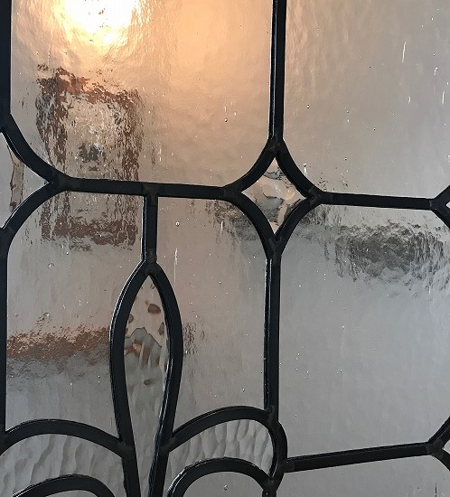 「無色＆フルールドリス」ステンドグラスパネル