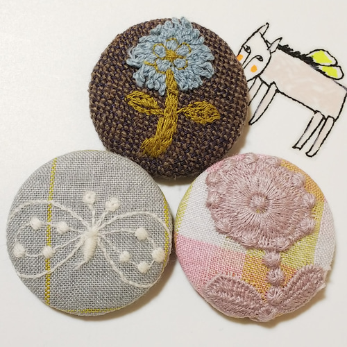 ✿送料無料✿ ミナペルホネン ブローチ セット ブローチ ゆぅぽん  