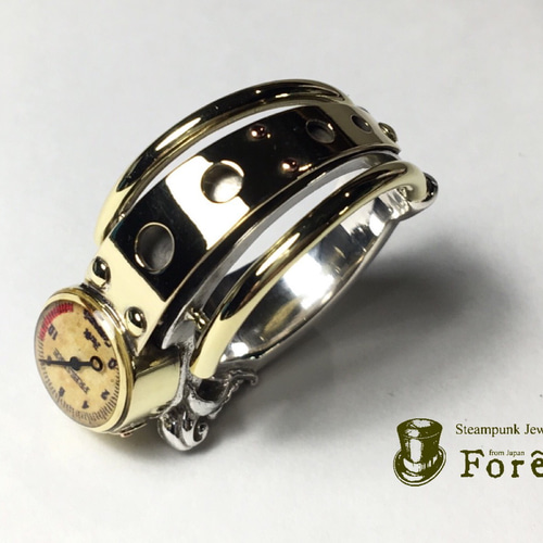 スチームパンク 真鍮 リング 楽天市場】Foret(フォーレ) スチームパンク 「配管リング