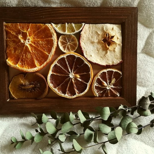 ドライフルーツ 飾り その他アート takeko-n 通販 5392153｜Creema