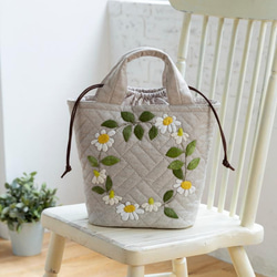 パッチワークバッグ作成キット/マーガレットのバケツ型バッグ キット