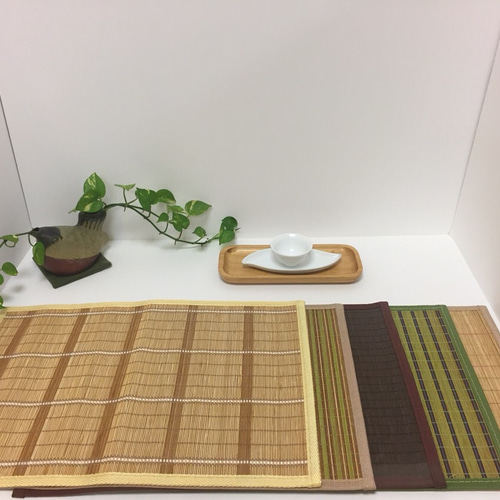 プレミアム上質竹織りランチョンマット その他キッチン小物 Sandy S