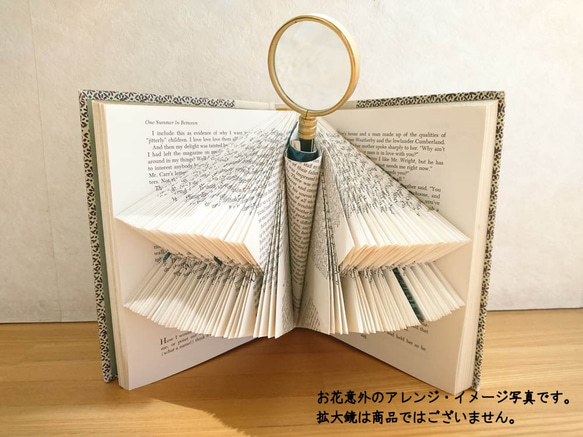 Book Folding / ブックアート/ 一輪挿し 7枚目の画像