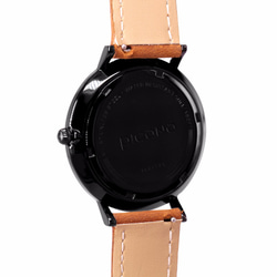 【PICONO】SPY S 系列 真皮錶帶手錶 / YS-7201 黑色 第4張的照片