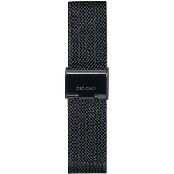 【PICONO】RGB 系列 輕薄黑色快拆式不鏽鋼網帶手錶 / RGB-6401 紅色 第5張的照片